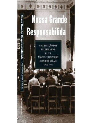 cover image of Nossa Grande Responsabilidade